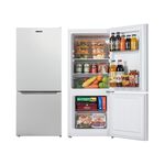 HERAN 117L Top Refrigerator Bottom Freezer Double Door Refrigerator HRE-B1261U, , large