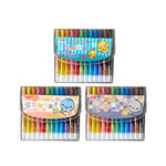 筆樂MEGU12色短桿旋轉蠟筆, , large