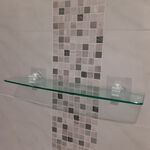 [Beargood sticker] Long Acrylic Wall Shelf, , large