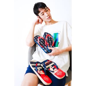 [巴拉娜巴西人字拖專賣店]HAVAIANAS 哈瓦仕．TOP NAUTICAL．航海．沙灘．海邊．藍紅帶