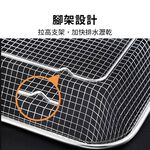 瀝水網孔 不鏽鋼餐具籃 筷籃 網格筷籠 烘碗機籃【Ho覓好物】餐具收納 筷盒 瀝水籃 筷子籃 餐具瀝水 YDX731, , large