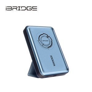 iBRIDGE 10000mAh 磁吸支架式行動電源-星空藍
