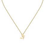 【快速出貨】MORELLATO TALISMANI系列 金色不鏽鋼 蝴蝶項鍊 SAUN29, , large