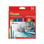【Pentel 飛龍】水溶性色鉛筆24色 /盒 CB9-24TW, , large