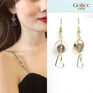 【Gulicc】古莉可 耳環 韓國 時尚感 心型耳環