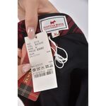 (XL) scottish house質感棉質純棉黑色短裙二手衣, , large
