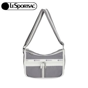 |快速出貨|Lesportsac Small Everyday Bag 小型斜背包 送禮推薦-滾邊寧靜灰