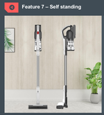 【CR科瑞亞】232無線強力吸塵器－白色(日本爆款), , large