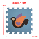 【PMU必美優】套色巧拼10片組(約0.27坪)-動物款, , large