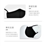 【K’s凱恩絲】3D立體超防護專利支撐架運動口罩 (通過SGS檢驗、抗菌抗病毒布料、可重複水洗使用), , large