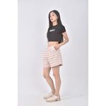 (XL) air space lady高腰小香風質感粉色短褲二手衣, , large