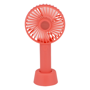 ABS HANDHOLDING/TABLE FAN-RED COLOR 