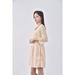(S) doota氣質杏色洋裝二手衣, , large