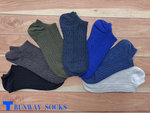 【RUNWAY】《RUNWAY SOCKS》Japanese/Korean Style Candy Socks &ndash; 22 Colors, Double Cylinder No-Show Socks &ndash; Navy Blue Limited Quantity &ndash; While Supplies Last, , large