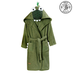 【SOLO Vintage】Bathrobe Crocodile Green S, , large