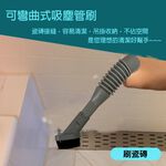 金德恩 GS MALL 台灣製造 可彎曲式吸塵管刷  隙縫刷 清潔刷具 軌道刷 溝槽刷 刷子  彎曲刷 管刷, , large