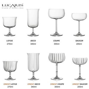 Lucaris 無鉛水晶調酒杯 水晶杯 調酒杯 旋耀東方 Rims系列 金益合玻璃器皿