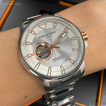 [星晴錶業]GiorgioFedon1919手錶,46mm,GF00113銀白色錶面銀錶殼銀色精鋼錶帶款, , large