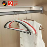【德國MAWA】德國原裝進口 無痕止滑 專業套裝衣架42cm 20入/白, , large