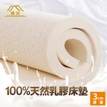 【日本藤田】100%天然乳膠床墊3CM 折疊床墊 學生床墊 乳膠墊 摺疊床墊 泰國乳膠, , large