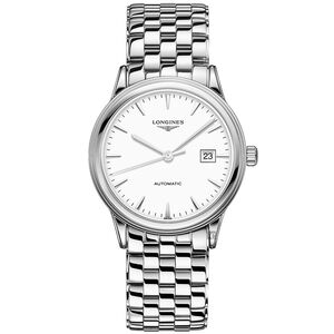 LONGINES 浪琴 Flagship 旗艦經典機械錶-銀/40mm L49844126