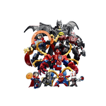  [Brick Republic]Wangao WG288030 Iron Mecha Hero &ndash; Set of 4 (Educational Building Blocks), , large