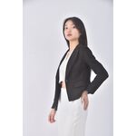 (S) blingbling韓牌質感黑色外套二手衣, , large