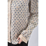 (M) 格紋藍色長袖上衣二手衣, , large