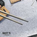 【純鈦霧面長筷】20cm 霧面 鈦筷 環保筷 筷子 環保餐具 露營, , large