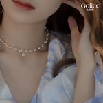 【Gulicc】古莉可 項鍊 歐美典雅纏繞珍珠女王鎖骨鍊, , large
