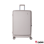 【CROWN BOXY】29吋上掀式行李箱-燕麥奶, , large