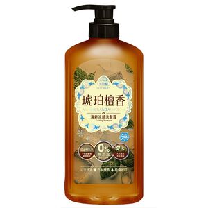 美吾髮琥珀檀香清新涼感洗髮露