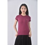(S) burberry棉質純棉紫色短袖上衣二手衣, , large
