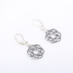 【Angel & Me】幸運 捕夢網 s925 純銀 耳環 (可改夾式) 情人節 禮物, , large