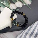 【Gulicc】古莉可 戒指 可愛貓咪串珠戒指, , large