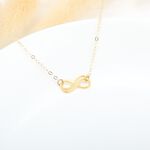 【Angel & Me】相愛 無限 Love Infinity s925 純銀厚鍍 24k 純金 項鍊 禮物, , large