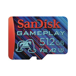 【SanDisk】 GamePlay 512G UHS-I U3 A2 V30 microSDXC 記憶卡