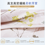 FITNESS 精梳棉雙人薄被單/薄被套-范妮絲-粉桔, , large
