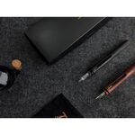 GeckoDesign 和諧之筆(紫光檀) x 默契墨水瓶(圓) 手工製文具組, , large
