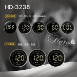 FLORA HD-3238無刷吹風機-低調灰, , large