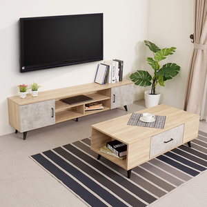 【Homelike】 品味紐約Loft客廳二件組(原木色)