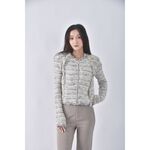 (S) max co質感亞麻棉質藍色外套二手衣, , large