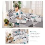 【DUYAN 竹漾】Heat-Fi 可水洗羽絲絨被 / 綠稜縱谷 台灣製, , large