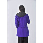 (M) 連帽藍色外套二手衣, , large