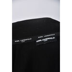 (M) karl lagerfeld棉質logo字母黑色外套二手衣, , large