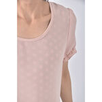 (M) 兩件式粉色短袖上衣二手衣, , large