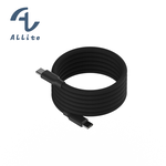[OneMore Co., Ltd.] Allite Easy Cable Magnetic Storage Braided Fast Charging Cable (USB-C to USB-C) Textured Black, , large