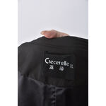 (XL) crecetelle拼接黑色外套二手衣, , large
