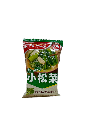 Komatsuna miso soup