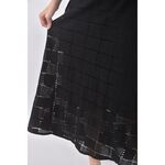 (M) 【依庭私服】質感黑色長裙二手衣, , large